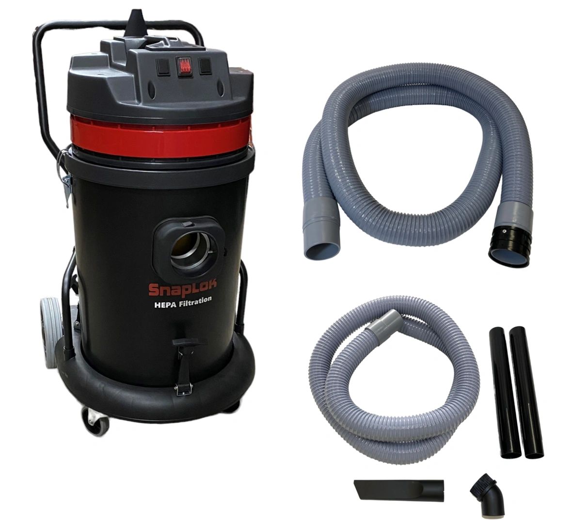 (DS) 16 Gal. SnapLok Dryer Vac - High Powered, HEPA Filtered w/Poly Tank & Trolley (SVP16-1T)