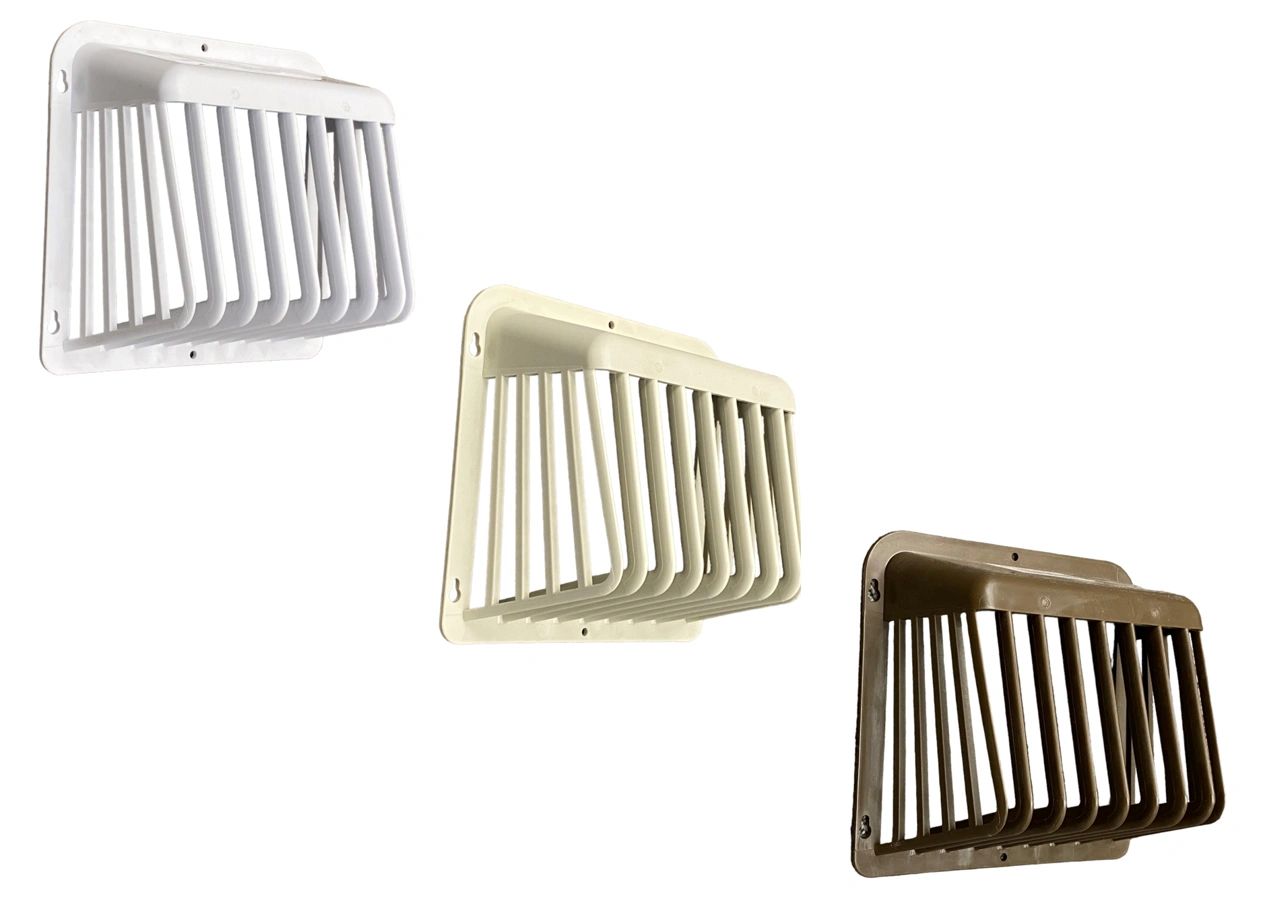 6" White Plastic Bird Guards (PBG-W)
