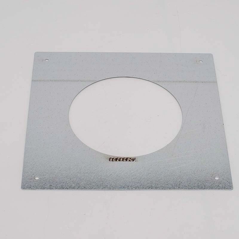 EZ Vent 4" Galvanized Dryer Vent Wall Plate
