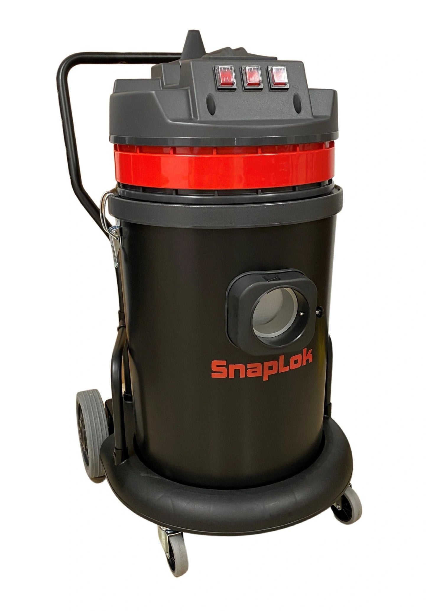 (DS) 16 Gal., 3 Motor SnapLok Dryer Vac - High Powered, HEPA Filtered w/Poly Tank & Trolley - SVP16-3T