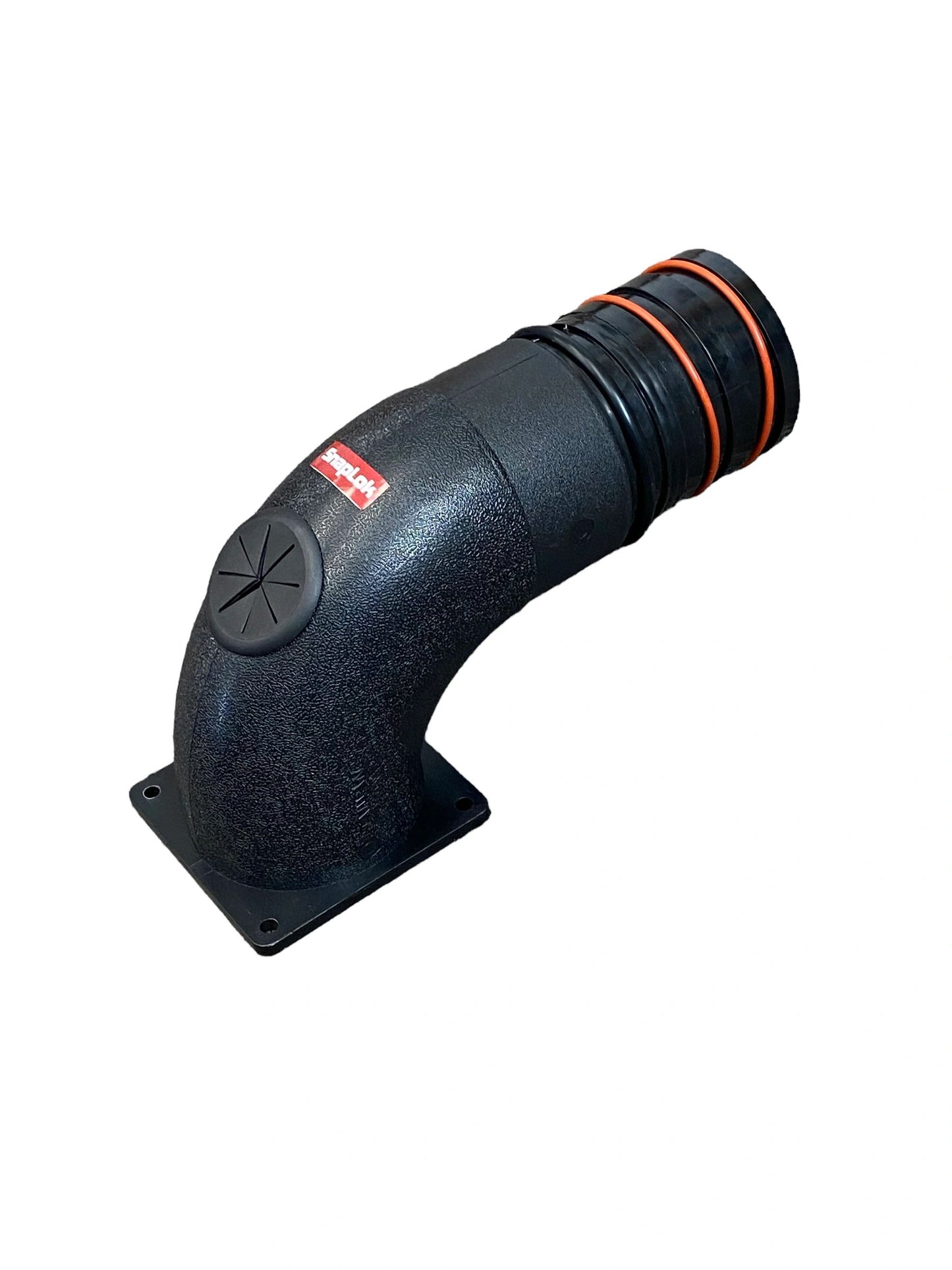 Friction Fit Plastic Elbow with Flange (LCB-EL)