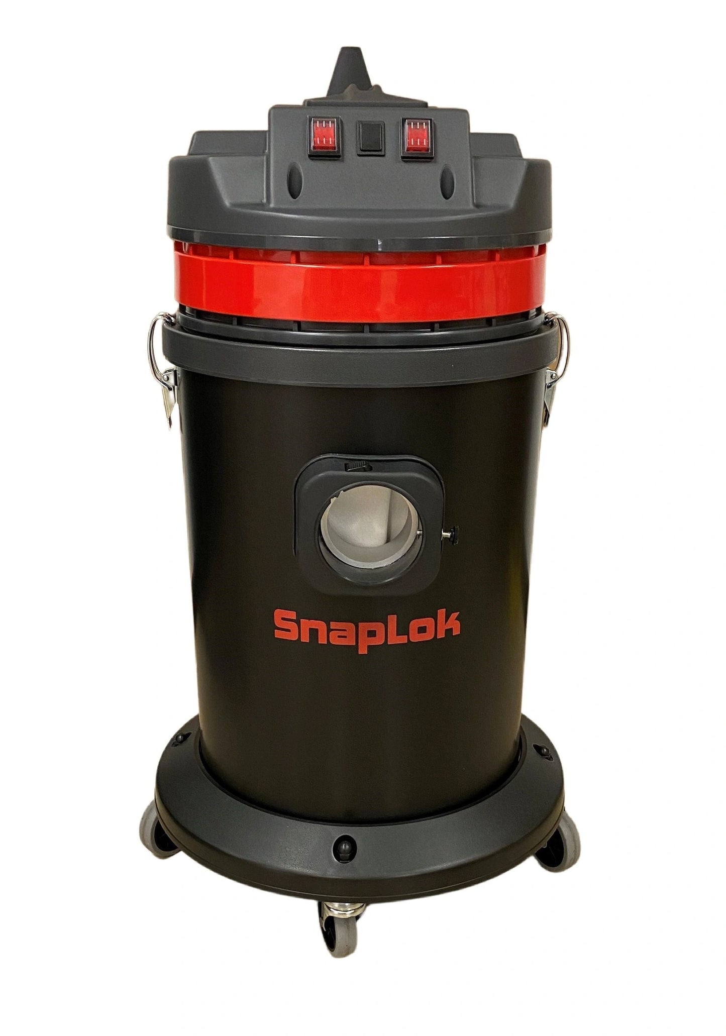 (DS) 16 Gal., 3 Motor SnapLok Dryer Vac - High Powered, HEPA Filtered w/Poly Tank w/Caster Base - SVP16-3