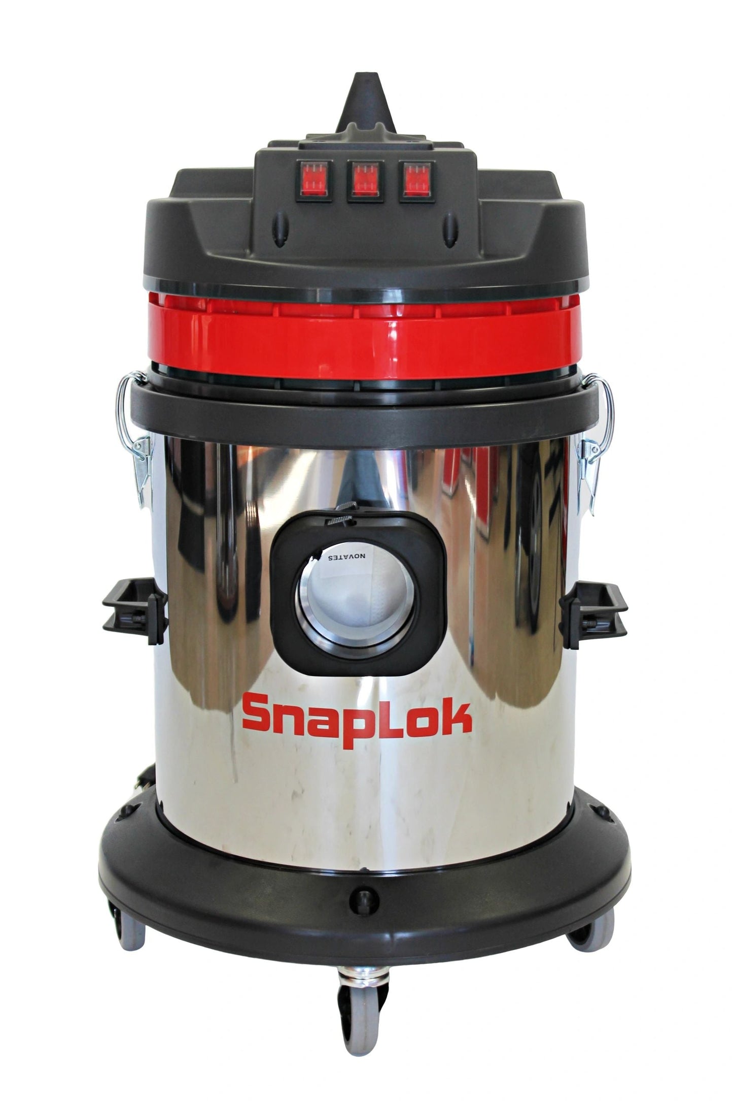 (DS) SnapLok 12 Gal.  Stainless Steel Tank. 3 Motor Vac Includes: 1-3" dia. x 12' Hose, 2" Accessory Kit