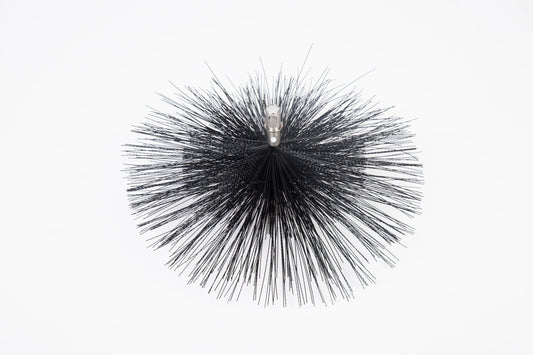 (DS) SnapLok 24" dia. Rotary "Mole" Brush w/Male Fitting on Top (600mm dia.) - RPB24-DBL
