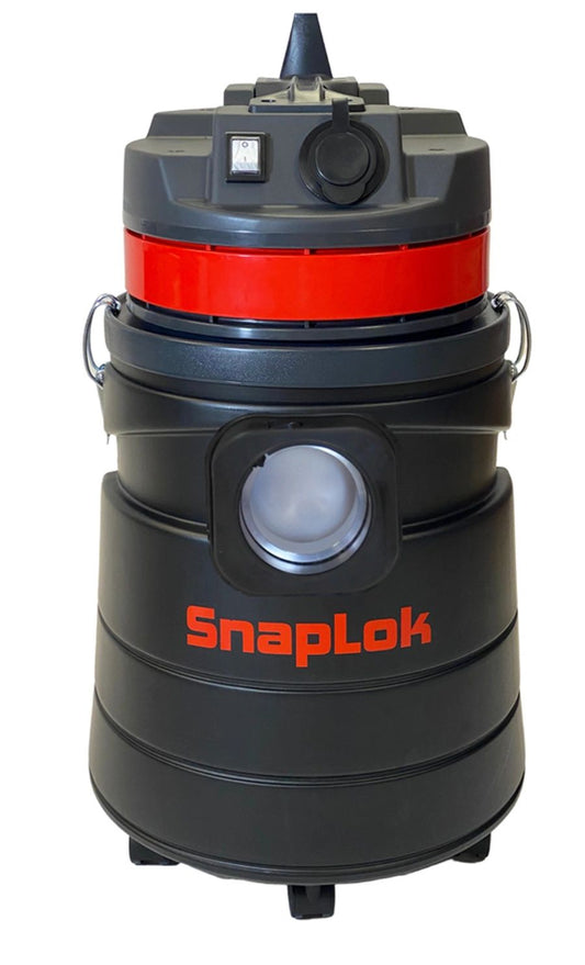 (DS) SnapLok 9 Gal., 1 Motor Vac (Poly Tank) with Larger Inlet Includes: 1 - 3" x 12' hose; 1 1/2" Accessory Kit