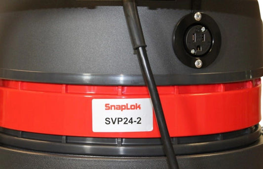 (DS) SnapLok 2-Motor Large Inlet HEPA Vacuum Combo with Small 1-Motor HEPA Vacuum and 2" Accessory Kit - SVP2-COMBO2-L